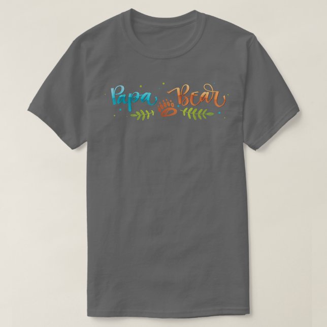 T-shirt Papa Bear 1612 (Design devant)