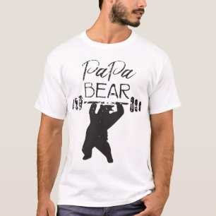 T-shirt Papa Bear Cadeaux Pour Papa Cadeaux Fête des pères