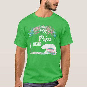 T-shirt Papa Bear LGBT Mois Gay pride Transgender Arc-en-c