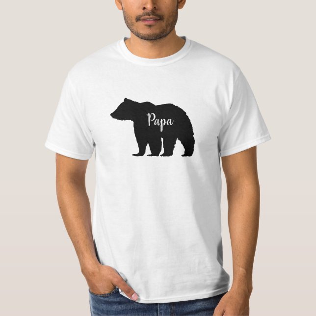 T-shirt Papa Bear Mens (Devant)