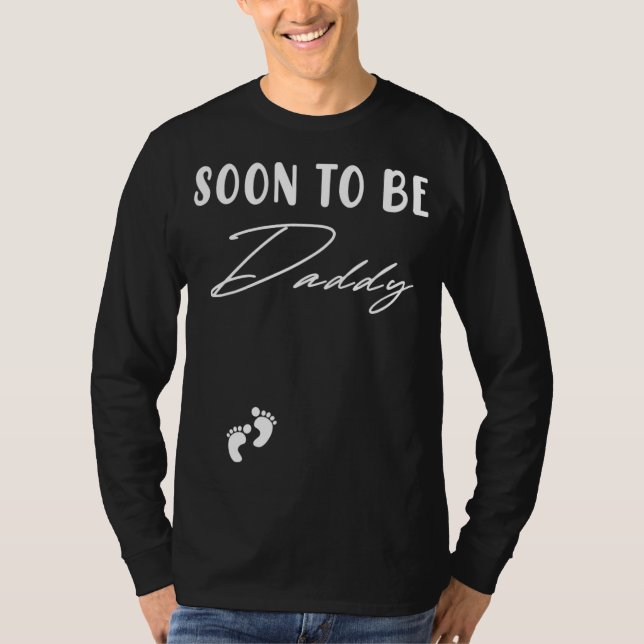 T-shirt Papa Bientôt Être Papa Fête des pères Première Foi (Devant)