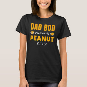 T-shirt Papa Bod Alimenté Par Beurre D'Arachide Jelly Grap