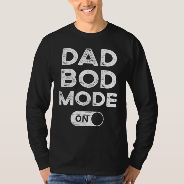 T-shirt Papa Bod Mode Sur Papa Bod Gym Entraînement Jour d (Devant)