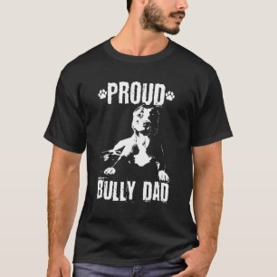 T-shirt Papa Brute Propriétaire de Chien Bouledogue Améric
