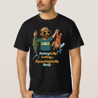 T-shirt papa cadeau fête des pères _ Pêche papa ch