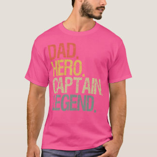 T-shirt Papa Capitaine Bateau