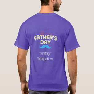 T-shirt Papa : Capitaine de l'équipage papa