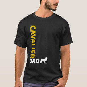 T-shirt Papa cavalier d'épagneul du Roi Charles