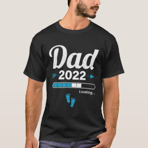 T-shirt Papa Chargement 2022 Père Grossesse Naissance Bébé