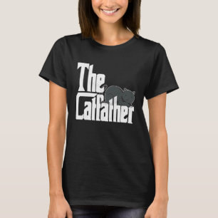 T-shirt Papa Chat Le Parrain des Chats Papa Chat Fou Papa