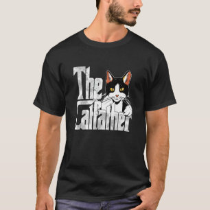 T-shirt Papa Chat Le Parrain des Chats Papa Chat Fou Papa