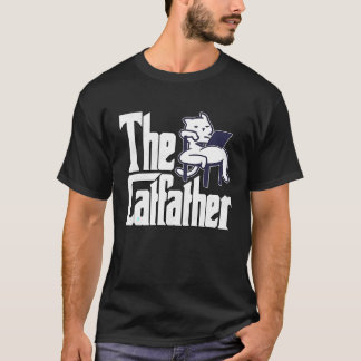 T-shirt Papa Chat Le Parrain du Chat Fou Chat Paresseux Pa