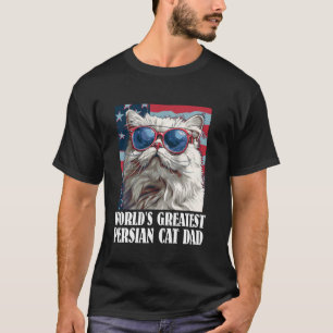 T-shirt Papa Chat LE PLUS GRAND PÈRE DE CHAT PERSAN AU MON