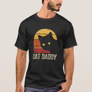 T-shirt Papa Chat Papa Chéri Meilleur Papa Chat Fête Des P