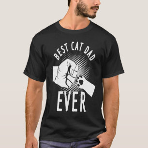 T-shirt Papa Chat Papa Chéri Meilleur Papa Chat Jamais