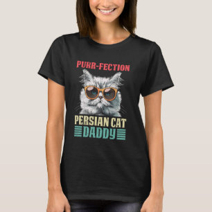 T-shirt Papa Chat PERFECTION FELINE Papa Chat Drôle Hommes