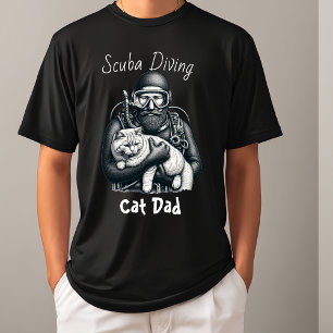 T-shirt Papa Chat Plongeur