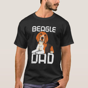 T-shirt Papa Chien Beagle Garçon Papa Chien Beagles Chiot