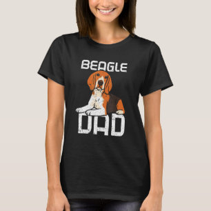 T-shirt Papa Chien Beagle Garçon Papa Chien Beagles Chiot