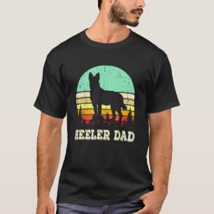 T-shirt Papa Chien Blue Heeler Bouvier Australien Pères