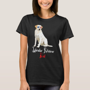 T-shirt Papa Chien Chiots Papa Labrador Retriever