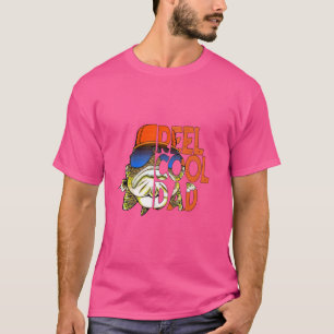 T-shirt Papa Chien Fou Pêche Drôle Fête des Pères Reel Coo