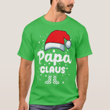 Papa Claus Santa Hat Famille de Noël