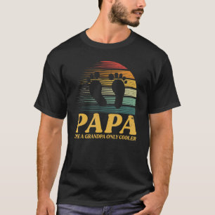 T-shirt Papa Comme Un Grand-Père Seulement Hommes Glacière