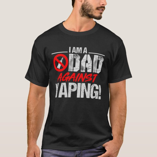 T-shirt Papa contre les pères qui volent (Devant)