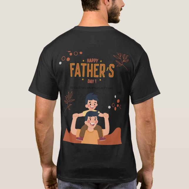 T-shirt Papa : Correcteur des objets, Créateur de souvenir (Dos)