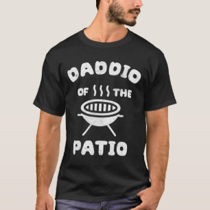 T-shirt Papa Daddio de la terrasse Fête des pères BBQ Gril