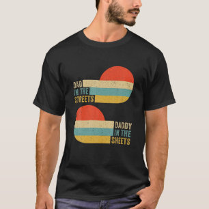 T-shirt Papa Dans Les Rues Papa Dans Les Feuilles Présente