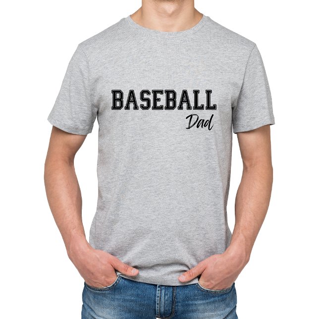 T-shirt Papa de baseball (Créateur téléchargé)