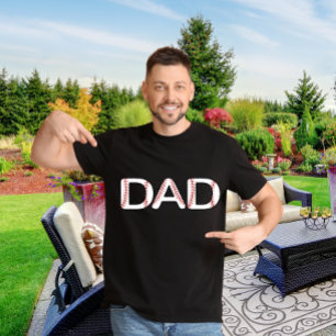 T-shirt Papa de baseball