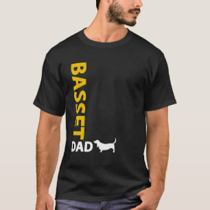 T-shirt Papa de Basset Hound