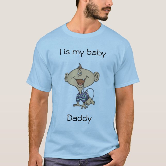 T-shirt Papa de bébé (Devant)