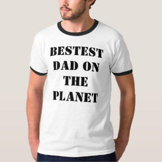T-shirt Papa de Bestest sur la planète
