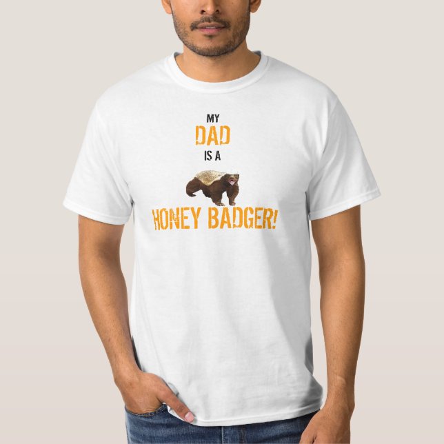 T-SHIRT PAPA DE BLAIREAU DE MIEL (Devant)