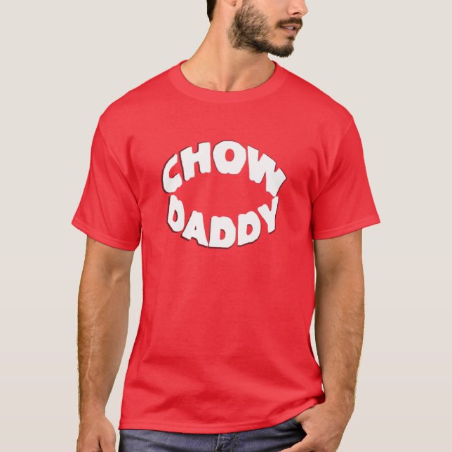 T-shirt Papa de bouffe (Devant)