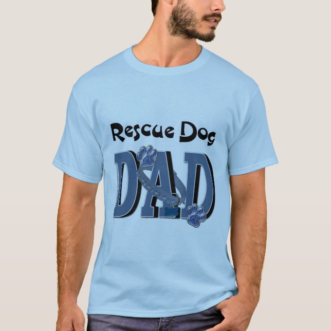 T-shirt PAPA de chien de délivrance (Devant)