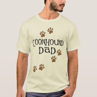 T-shirt Papa de Coonhound