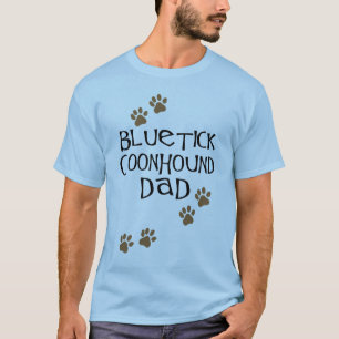 T-shirt Papa de Coonhound de Bluetick