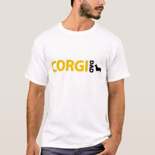 T-shirt Papa de corgi de Gallois de Pembroke