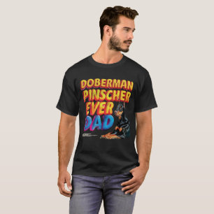 T-shirt Papa de Doberman pour toujours
