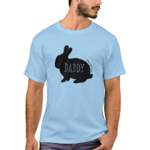 Papa de famille de chemise de ressort de lapin de