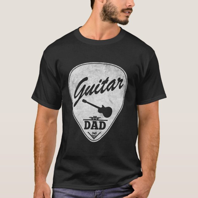 T-shirt Papa de guitare (Devant)