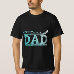 T-shirt Papa de hockey
