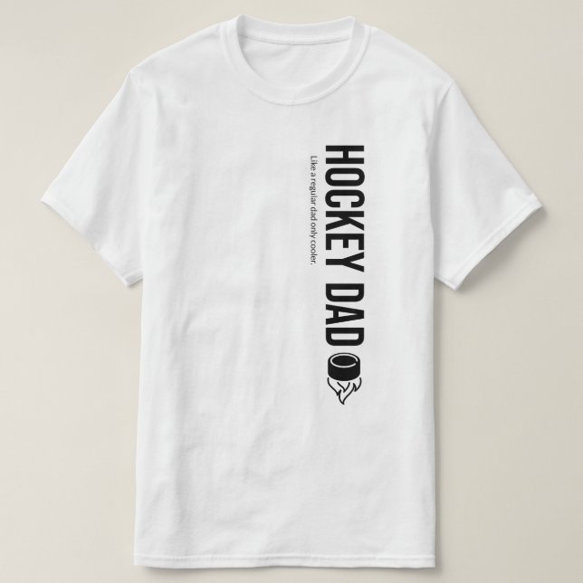 T-shirt Papa de hockey (Design devant)
