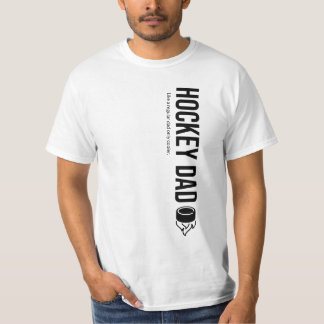 T-shirt Papa de hockey