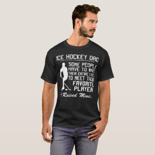 T-SHIRT PAPA DE HOCKEY SUR GLACE